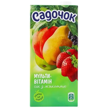 Sadochok Multivitamin Juice with Pulp 0.95l - buy, prices for Chudo Market - photo 2