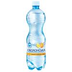 Вода мінеральна Оболонська Лимон-Апельсин сильногазована 0,5л