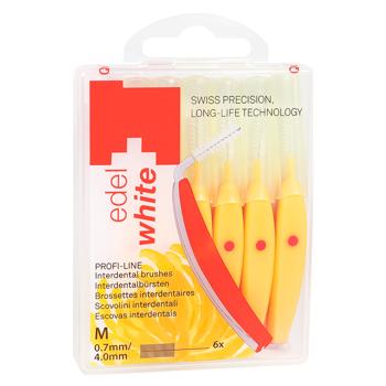 Щітка Edel White для міжзубних проміжків M 0,7мм 6шт - купити, ціни на ULTRAMARKET - фото 1