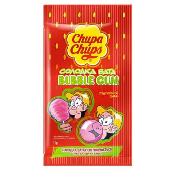 Жевательная резинка Chupa Chups Bubbly со вкусом клубники 11г