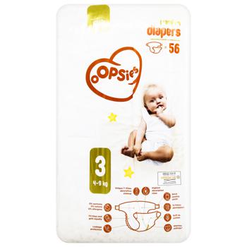 Grite Oopsies Diapers s.3 4-9kg 56pcs - buy, prices for - photo 3