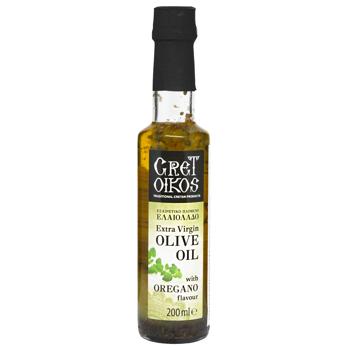 Олія оливкова Cretoikos 0,2л з орегано (Греція) - купить, цены на КОСМОС - фото 1