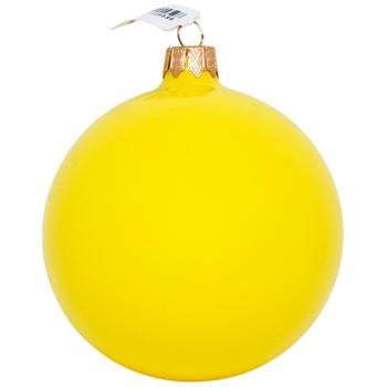 Ялинкова прикраса Куля д85мм Особливий колір асорті Різдвяні Історії 1 шт - купить, цены на WINETIME - фото 4