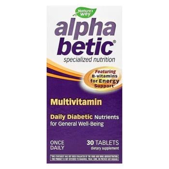 Nature's Way, Alpha Betic® Multivitamin, 30 Tablets - купить, цены на Biotus - фото 2