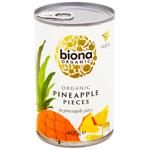 Ананас Biona Organic кусочки в ананасовом соке 400г