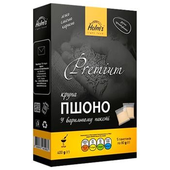 Крупа Holm`s Пшоно 400г - купить, цены на ЕКО Маркет - фото 1