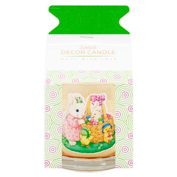 Easter Candle 2 in Glass 15.5x8cm - buy, prices for EKO Market - photo 2