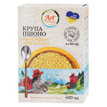 Art Foods Polished Millet 4*100g - buy, prices for NOVUS - photo 3