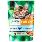 Ekko-Hranula Dry Food with Salmon for Cats 400g