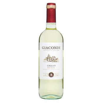 Вино Giacondi Grillo Terre Siciliano біле сухе 12% 0,75л - купити, ціни на NOVUS - фото 1