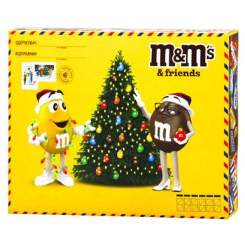 M&M's Friends Big Parcel Christmas Sweets Set 316g - buy, prices for COSMOS - photo 1