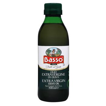 Олія оливкова Basso Extra Virgin 500мл - купити, ціни на NOVUS - фото 1
