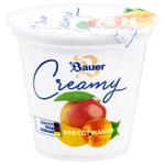 Десерт Bauer Creamy Абрикос-манго молочный на основе йогурта 8% 125г