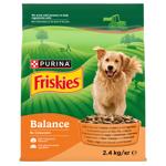 Корм сухой Friskies Balance с курицей, говядиной и овощами для собак 2,4кг