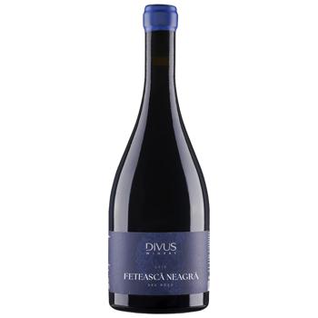 Вино Divus Feteasca Neagra червоне сухе 14,5% 0,75л