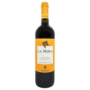 Вино La Mora Sangiovese Merlot червоне сухе 13% 0,75л