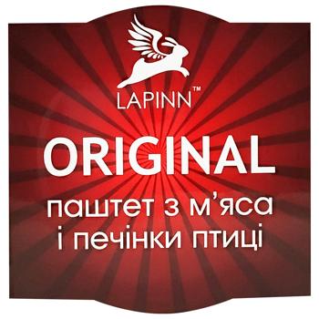 Паштет Лапін Оригінал 95г з м'ясом птиці с/б - купити, ціни на Cупермаркет "Харків" - фото 2