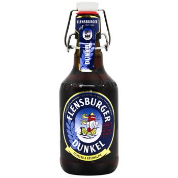 Пиво Flensburger Dunkel темне фільтроване 4,8% 0,33л - купити, ціни на METRO - фото 1