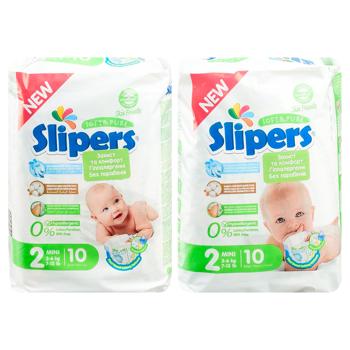 Slipers S-202 Mini 2 Diapers 3-6kg 10pcs - buy, prices for - photo 7