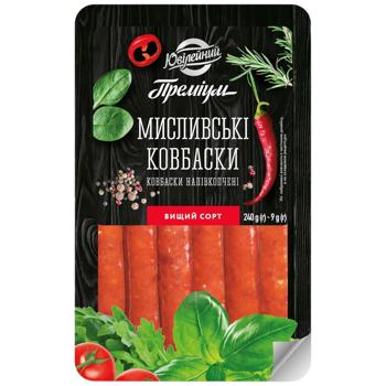 Yuvileinyi Premium Myslyvski Semi-smoked Sausages High Grade - buy, prices for Epicentr FOOD - photo 1