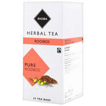 Чай трав'яний Rioba Pure Rooibos Ройбуш 1,5г*25шт - купити, ціни на METRO - фото 1