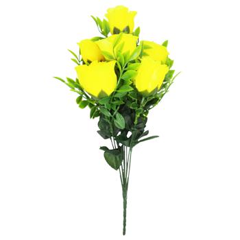 Квіти штучні в асортименті 0816-3 - купити, ціни на КОСМОС - фото 2