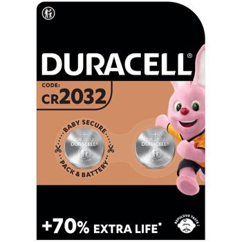 Батарейка Duracell літієва 3V 2032 2шт - купити, ціни на МегаМаркет - фото 1