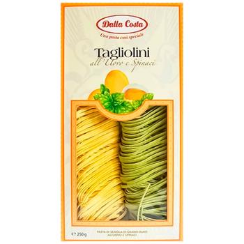 Dalla Costa Tagliolini Colored Pasta 250g