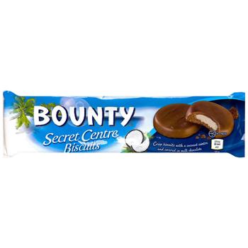 Печенье Bounty Secret Centre Biscuits с кокосом 132г