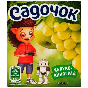 Нектар Садочок Яблуко-виноград 0,2л - купити, ціни на - фото 2