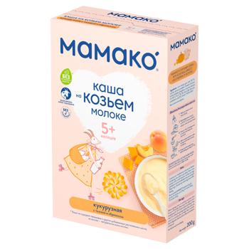 Каша Мамако кукурудзяна гарбуз та абрикос на козячому молоці 200г
