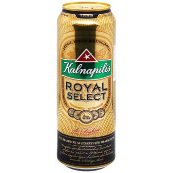 Kalnapilis Royal Select Light Beer 5.6% 0.568l - buy, prices for MegaMarket - photo 1