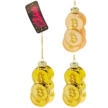 Koopman Bitcoin Pendant 9.8cm in assortment - buy, prices for Auchan - photo 4