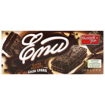 Sweet Plus Emu Sandwich with Cocoa Cream Cookies 160g - buy, prices for Za Raz - photo 2