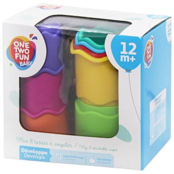 Пірамідка One Two Fun 8шт - купити, ціни на Auchan - фото 1