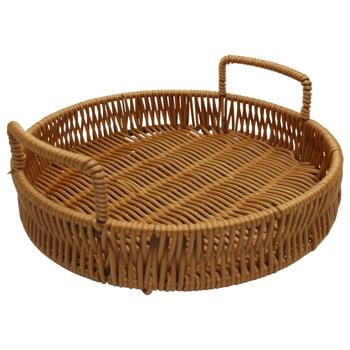 Wicker Fruit Bowl 24,5*4,5cm - buy, prices for COSMOS - photo 2