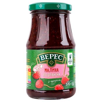 Малина Верес перетерта з цукром 370г - купити, ціни на Ідеал - фото 1
