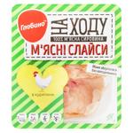 Слайсы мясные Глобино из курятины сырокопченые 50г