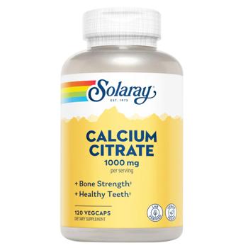 Кальцію цитрат Solaray 1000мг 120 капсул - купити, ціни на NOVUS - фото 1