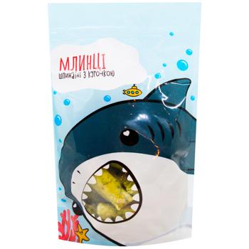 Млинці Winetime Frosty міні шпинатні з курочкою заморожені 400г - купити, ціни на WINETIME - фото 1