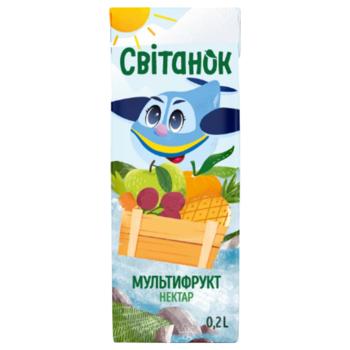 Svitanok Multifruit Nectar 200ml - buy, prices for Vostorg - photo 1