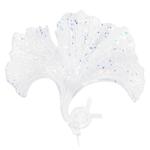 Підвіска ялинкова Перо 11*10 см срібні блискітки арт. WH253336 9245 И990