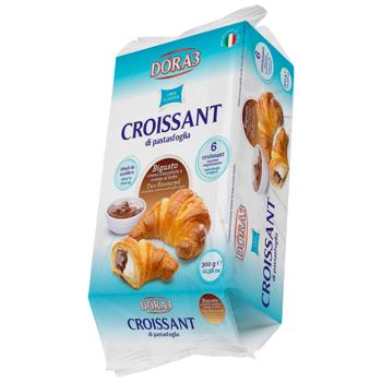 Круассаны Dora3 со сливочно-шоколадной начинкой 6шт 300г