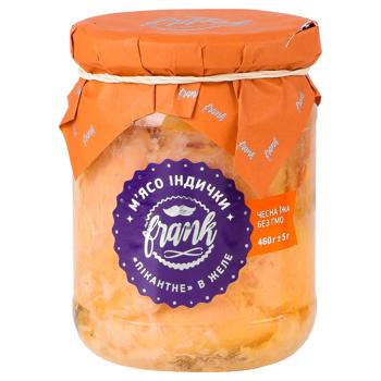 Frank Piquant Turkey Meat in Jelly 460g - buy, prices for NOVUS - photo 1