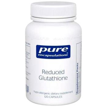 Пониженный Глутатион, Reduced Glutathione, Pure Encapsulations, 120 капсул - купить, цены на Biotus - фото 1
