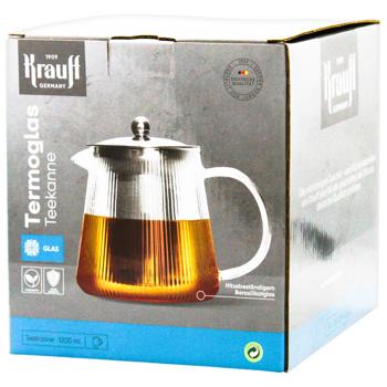 Чайник заварювальний Krauff Thermoglas 1,2л