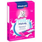 Ласощі для котів Vitakraft Milky Melody з вершками 7шт*15г