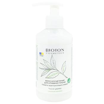 Мыло для интимной гигиены Bioton Cosmetics Nature Чайное дерево 300мл - купить, цены на Чудо Маркет - фото 1