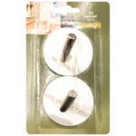 Actuel Set of Hooks Self-adhesive 6.5*6.5cm 2pcs