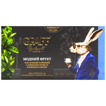 Чай зелений Graff Fashion Fruit 1,5г*20шт - купити, ціни на Епіцентр FOOD - фото 3